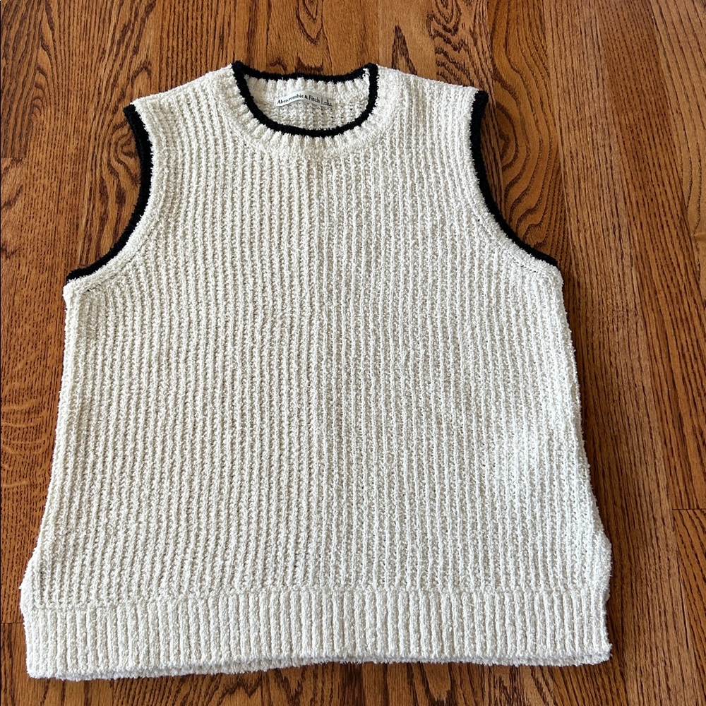Abercrombie Textural Crew Sweater Shell Tank Small NWT